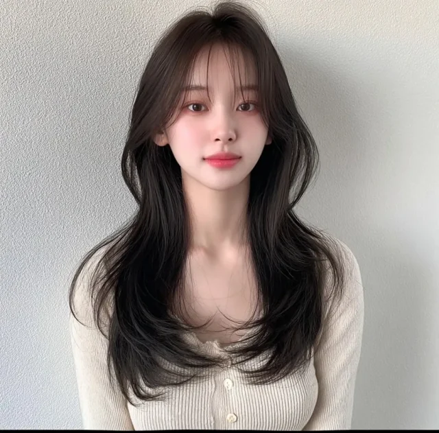 스튜디오 쿠로 수영민락점의 헤어스타일 사진